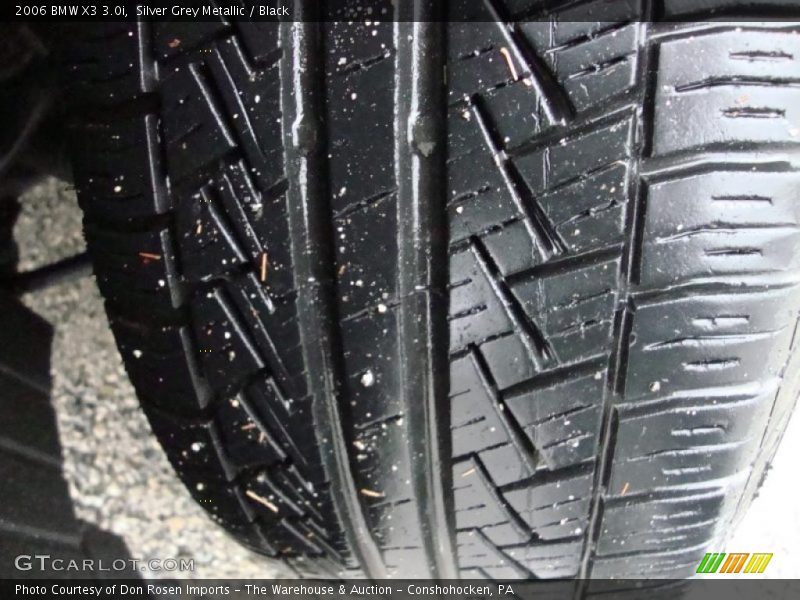 Silver Grey Metallic / Black 2006 BMW X3 3.0i
