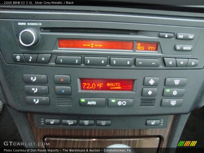 Silver Grey Metallic / Black 2006 BMW X3 3.0i