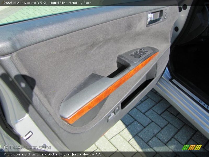 Liquid Silver Metallic / Black 2006 Nissan Maxima 3.5 SL