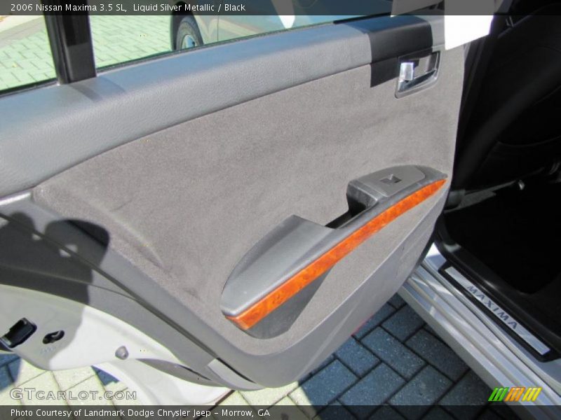 Liquid Silver Metallic / Black 2006 Nissan Maxima 3.5 SL