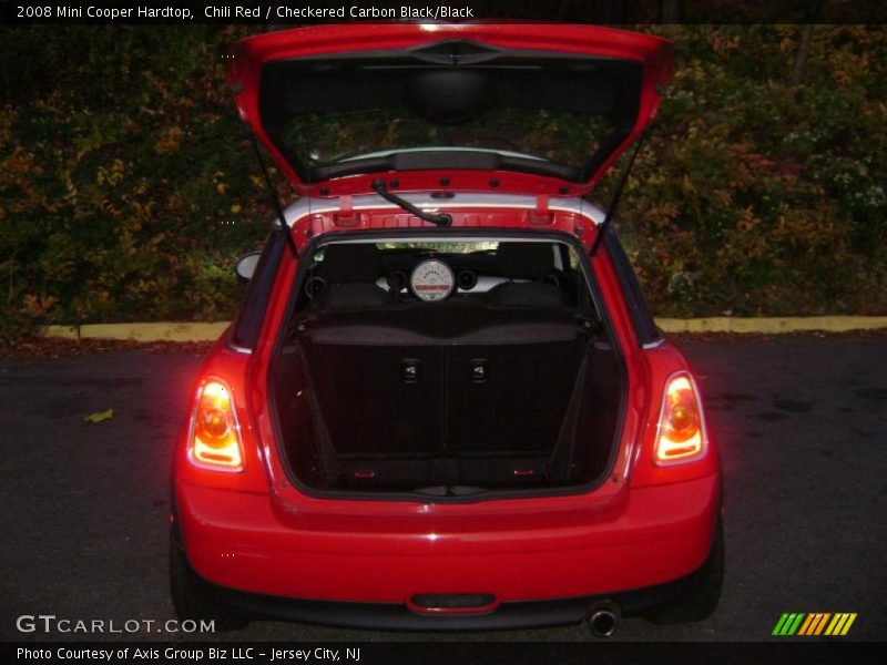 Chili Red / Checkered Carbon Black/Black 2008 Mini Cooper Hardtop