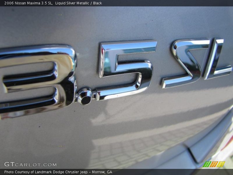 Liquid Silver Metallic / Black 2006 Nissan Maxima 3.5 SL
