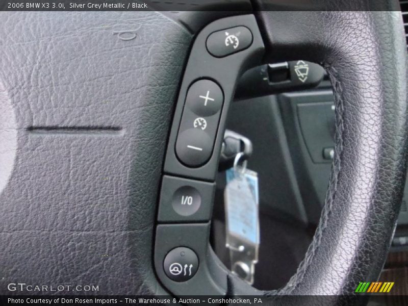 Silver Grey Metallic / Black 2006 BMW X3 3.0i