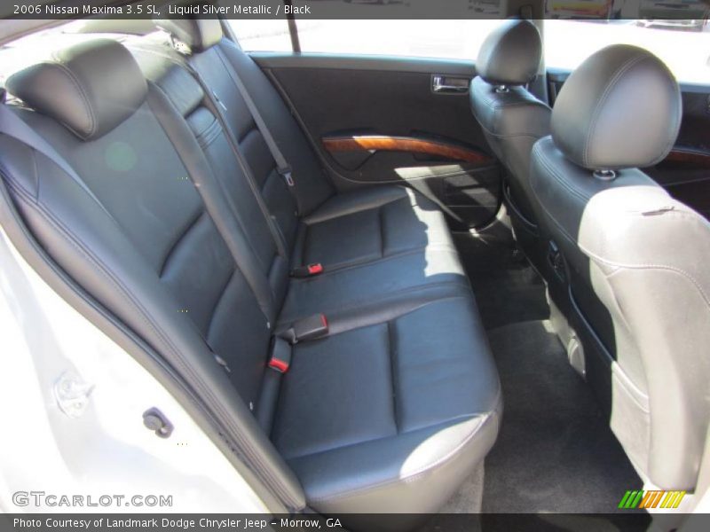 Liquid Silver Metallic / Black 2006 Nissan Maxima 3.5 SL