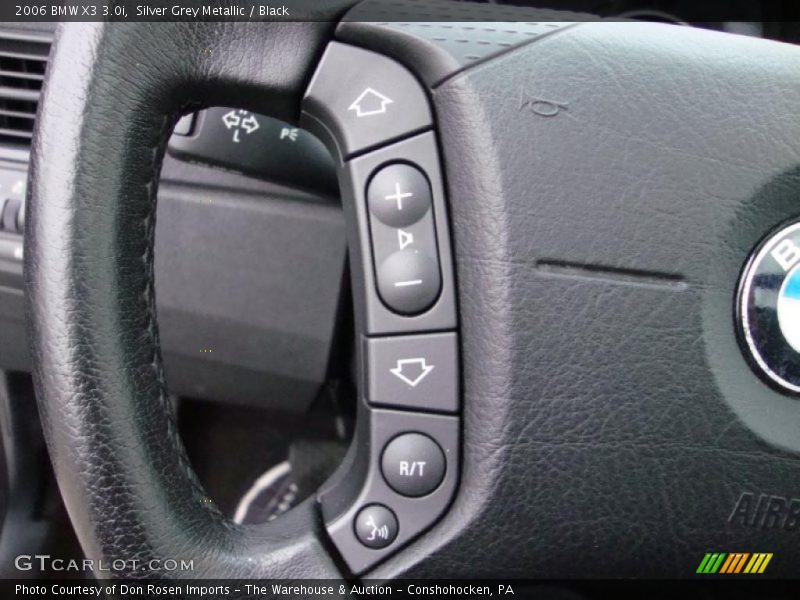 Silver Grey Metallic / Black 2006 BMW X3 3.0i