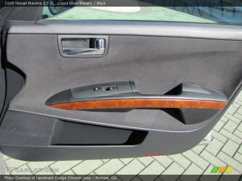 Liquid Silver Metallic / Black 2006 Nissan Maxima 3.5 SL
