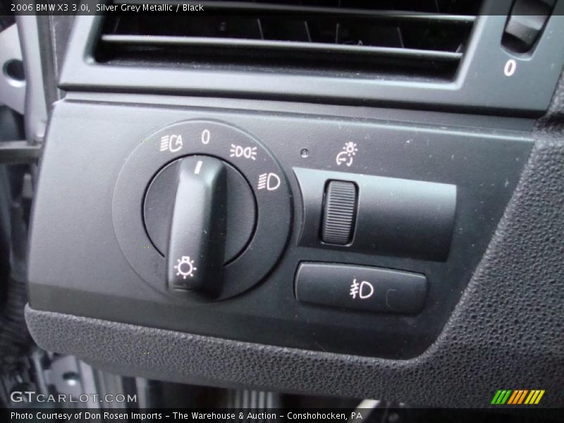 Silver Grey Metallic / Black 2006 BMW X3 3.0i