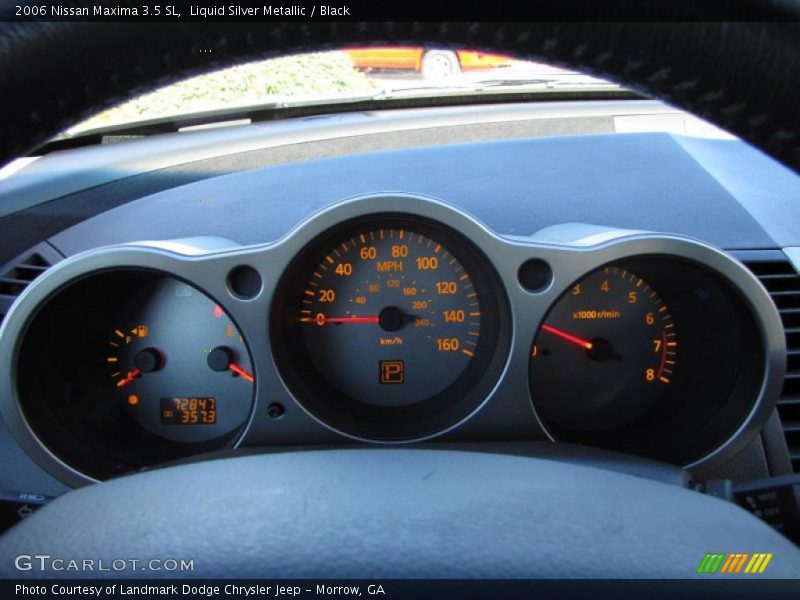 Liquid Silver Metallic / Black 2006 Nissan Maxima 3.5 SL