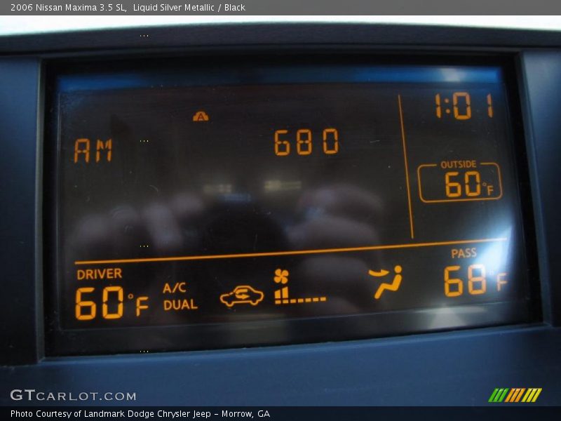 Liquid Silver Metallic / Black 2006 Nissan Maxima 3.5 SL