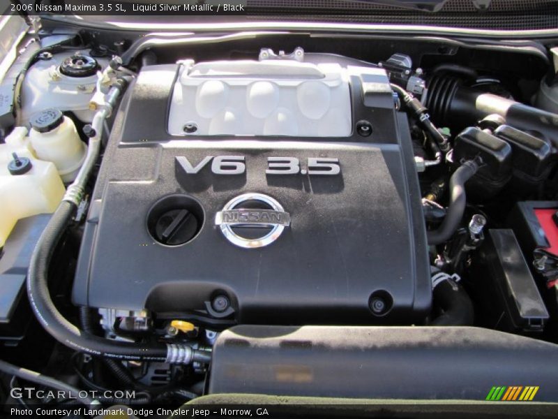 Liquid Silver Metallic / Black 2006 Nissan Maxima 3.5 SL