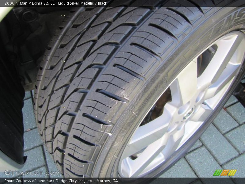 Liquid Silver Metallic / Black 2006 Nissan Maxima 3.5 SL