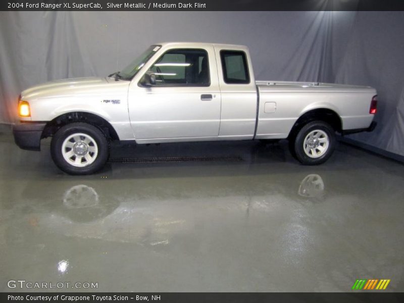 Silver Metallic / Medium Dark Flint 2004 Ford Ranger XL SuperCab