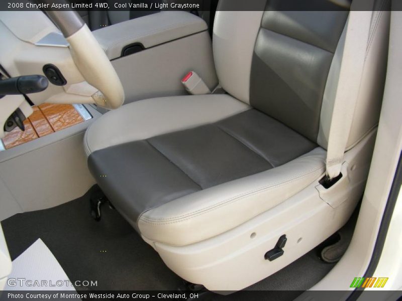  2008 Aspen Limited 4WD Light Graystone Interior