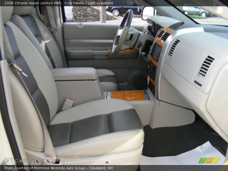  2008 Aspen Limited 4WD Light Graystone Interior