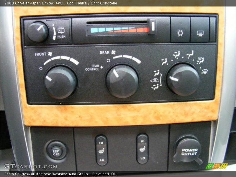 Controls of 2008 Aspen Limited 4WD