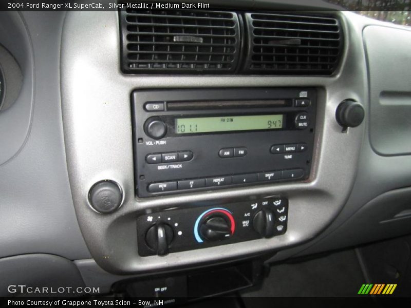 Silver Metallic / Medium Dark Flint 2004 Ford Ranger XL SuperCab