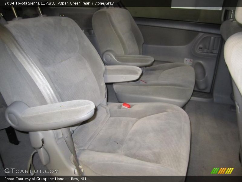 Aspen Green Pearl / Stone Gray 2004 Toyota Sienna LE AWD