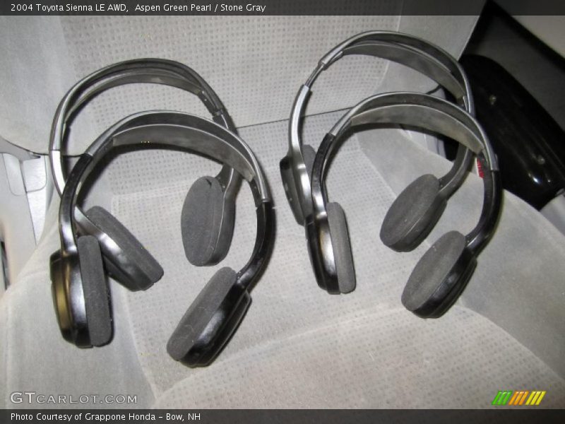 Aspen Green Pearl / Stone Gray 2004 Toyota Sienna LE AWD