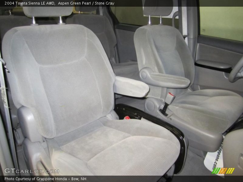 Aspen Green Pearl / Stone Gray 2004 Toyota Sienna LE AWD