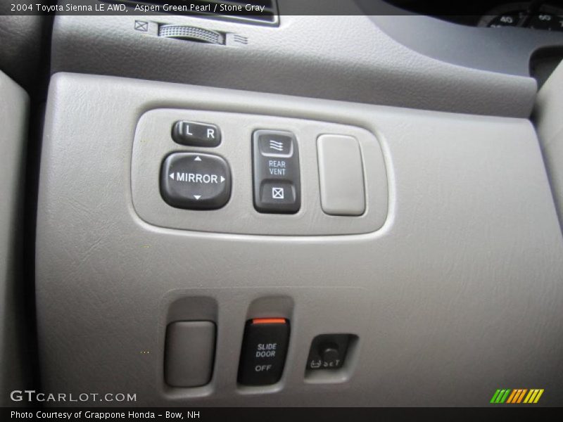 Aspen Green Pearl / Stone Gray 2004 Toyota Sienna LE AWD