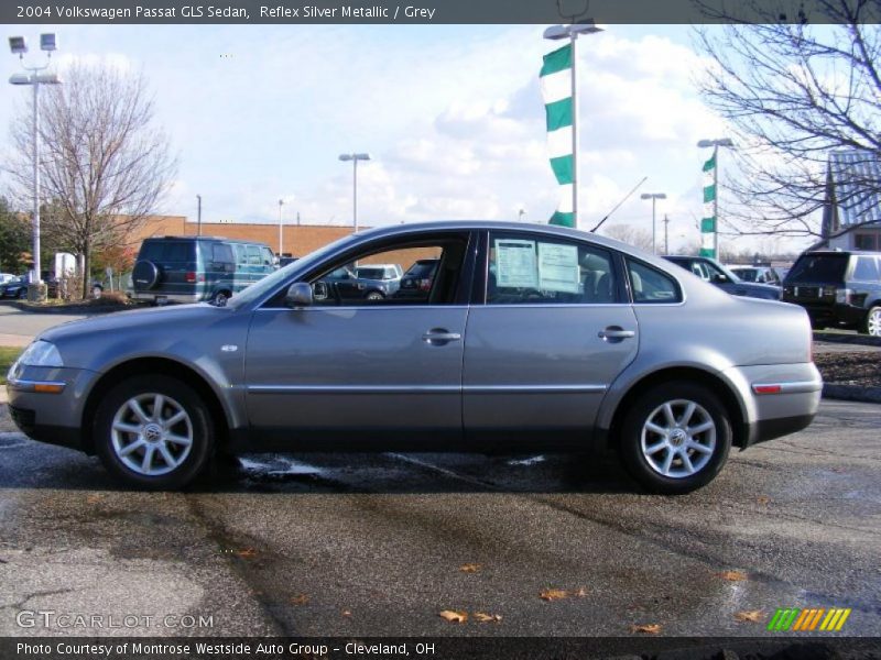 Reflex Silver Metallic / Grey 2004 Volkswagen Passat GLS Sedan
