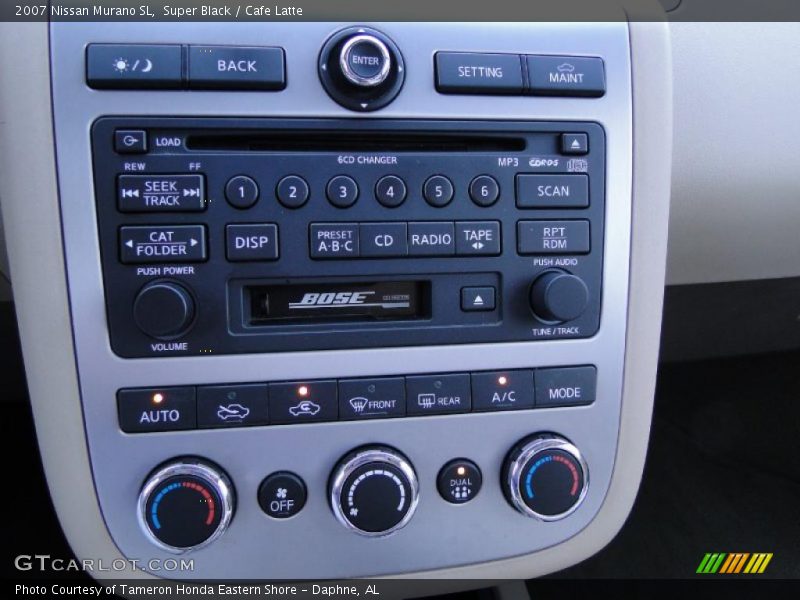 Super Black / Cafe Latte 2007 Nissan Murano SL