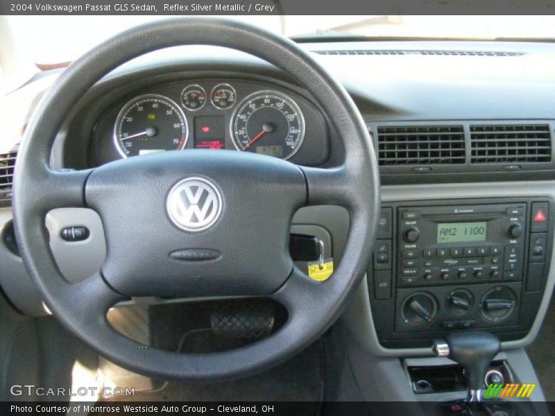 Reflex Silver Metallic / Grey 2004 Volkswagen Passat GLS Sedan