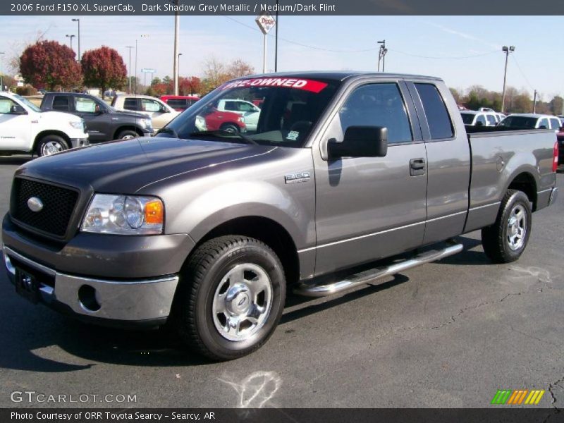 Dark Shadow Grey Metallic / Medium/Dark Flint 2006 Ford F150 XL SuperCab