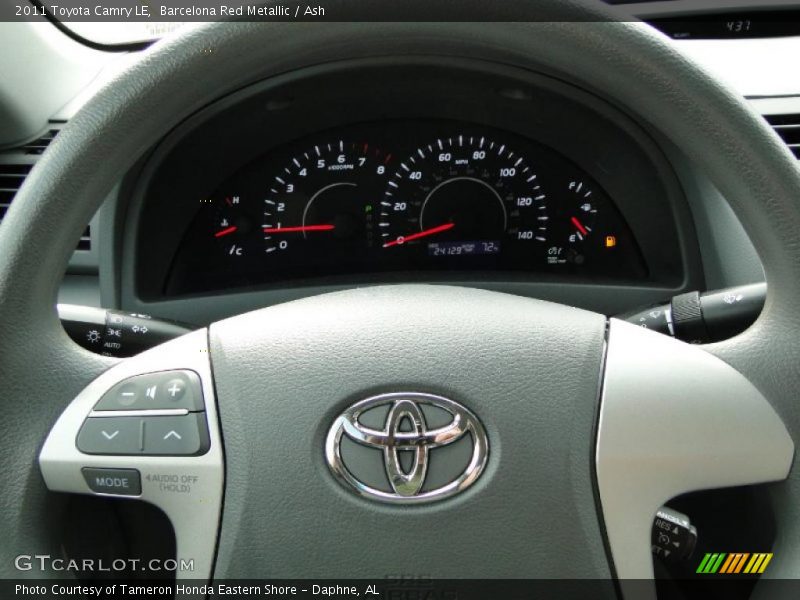 Barcelona Red Metallic / Ash 2011 Toyota Camry LE