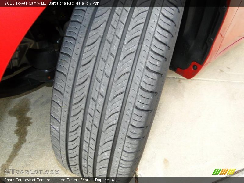 Barcelona Red Metallic / Ash 2011 Toyota Camry LE