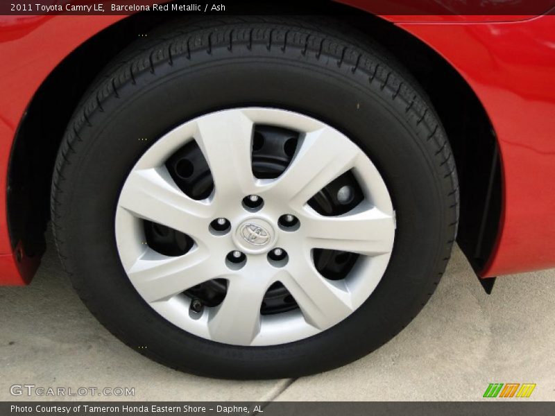 Barcelona Red Metallic / Ash 2011 Toyota Camry LE