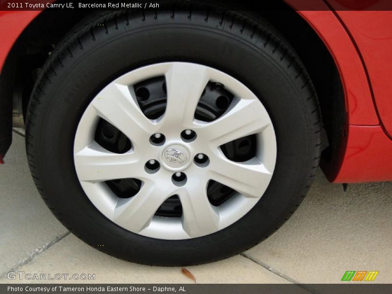 Barcelona Red Metallic / Ash 2011 Toyota Camry LE