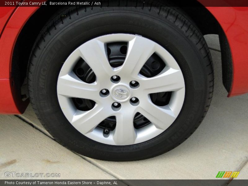 Barcelona Red Metallic / Ash 2011 Toyota Camry LE