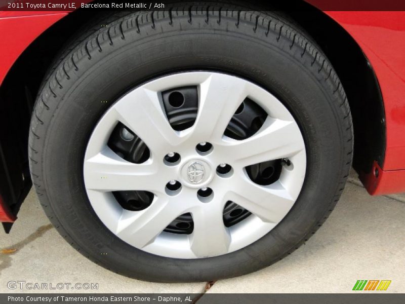 Barcelona Red Metallic / Ash 2011 Toyota Camry LE
