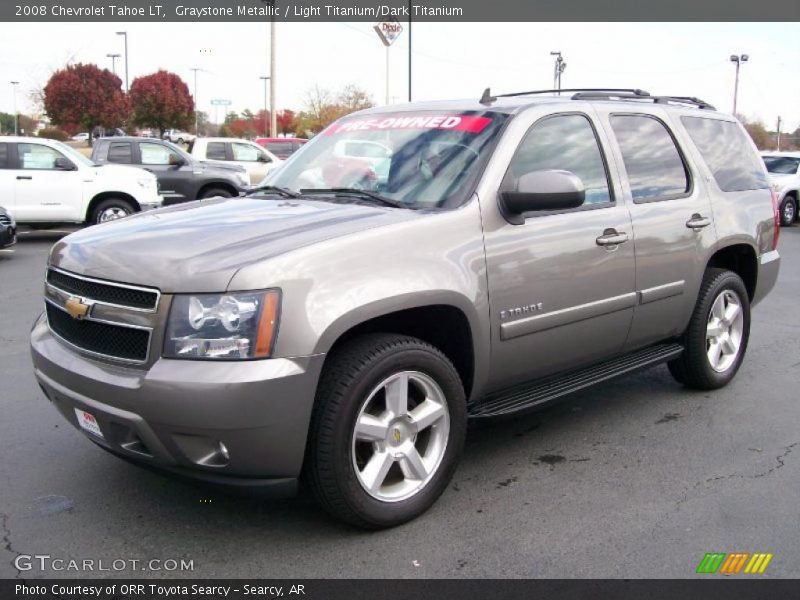 Graystone Metallic / Light Titanium/Dark Titanium 2008 Chevrolet Tahoe LT