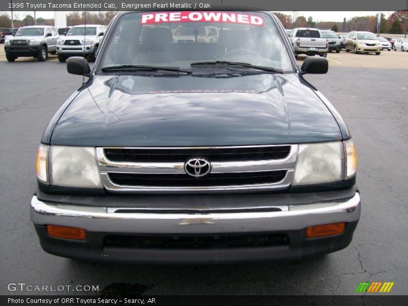 Evergreen Pearl Metallic / Oak 1998 Toyota Tacoma Extended Cab