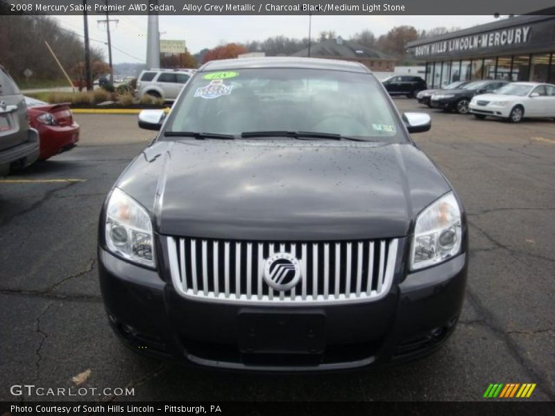 Alloy Grey Metallic / Charcoal Black/Medium Light Stone 2008 Mercury Sable Premier AWD Sedan