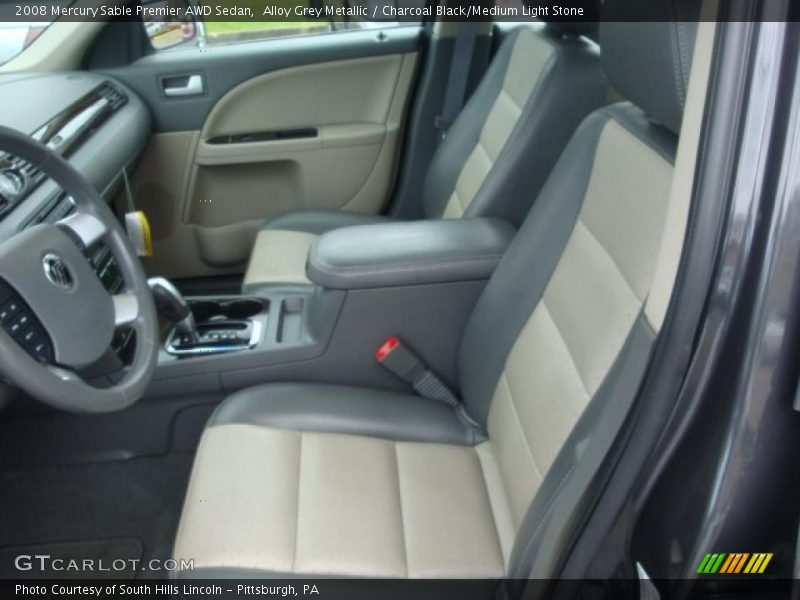  2008 Sable Premier AWD Sedan Charcoal Black/Medium Light Stone Interior