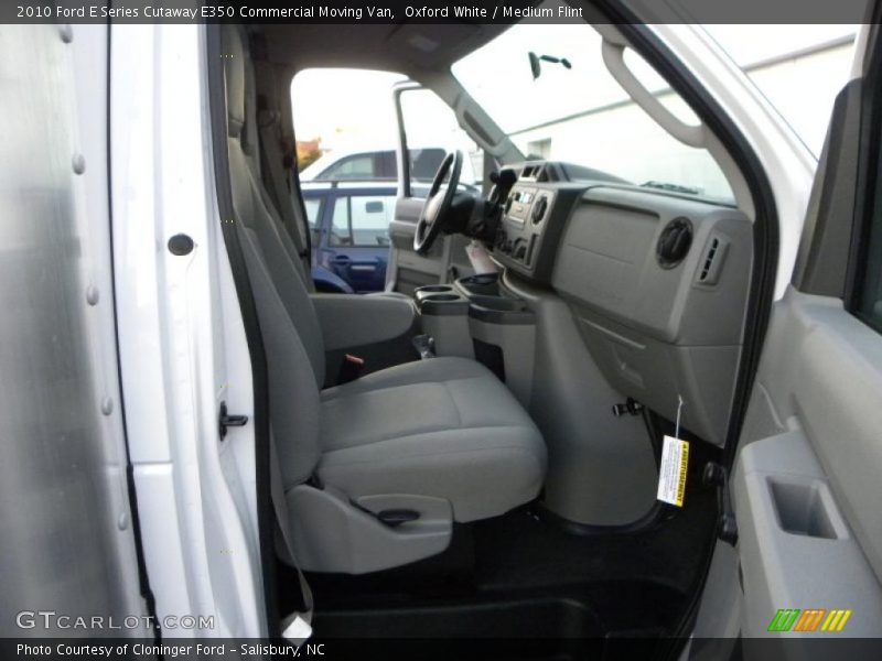 Oxford White / Medium Flint 2010 Ford E Series Cutaway E350 Commercial Moving Van