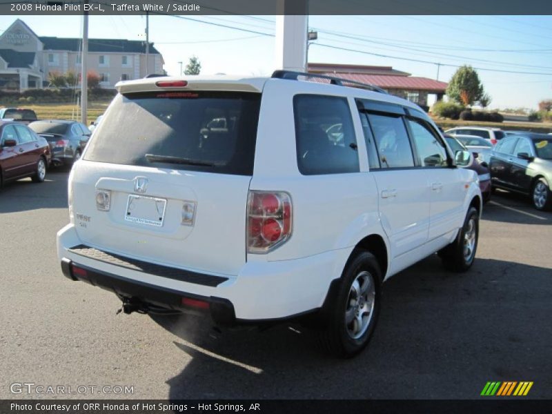 Taffeta White / Saddle 2008 Honda Pilot EX-L