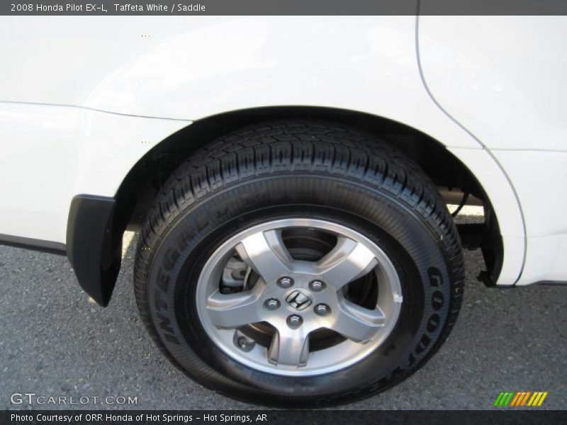 Taffeta White / Saddle 2008 Honda Pilot EX-L