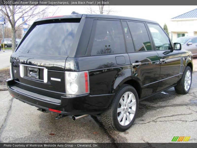 Java Black Pearl / Jet Black 2007 Land Rover Range Rover Supercharged