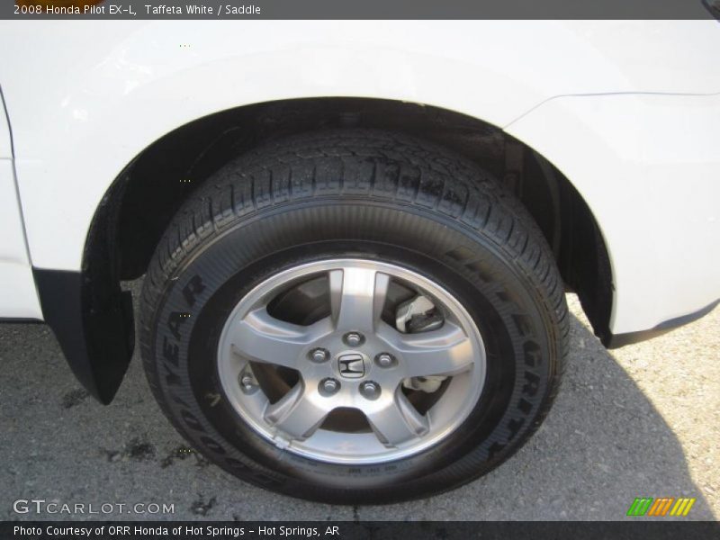 Taffeta White / Saddle 2008 Honda Pilot EX-L
