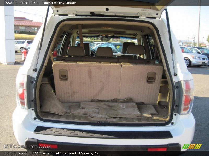 Taffeta White / Saddle 2008 Honda Pilot EX-L