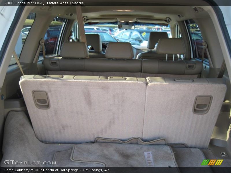 Taffeta White / Saddle 2008 Honda Pilot EX-L