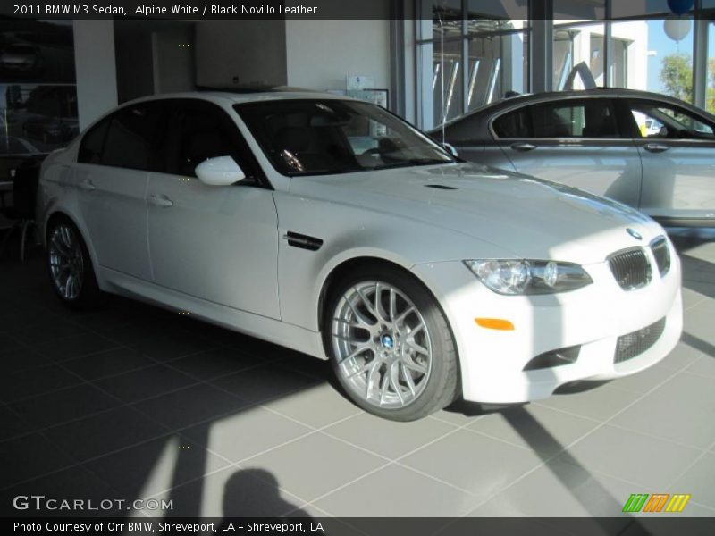 Alpine White / Black Novillo Leather 2011 BMW M3 Sedan