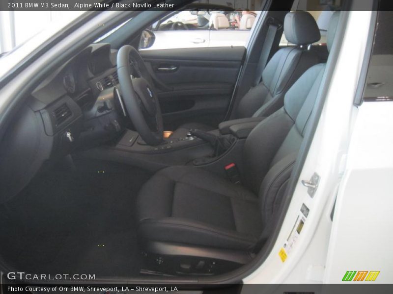 Alpine White / Black Novillo Leather 2011 BMW M3 Sedan