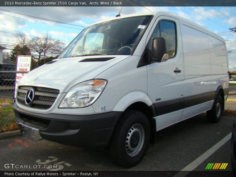 Arctic White / Black 2010 Mercedes-Benz Sprinter 2500 Cargo Van