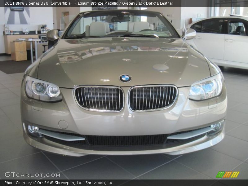 Platinum Bronze Metallic / Oyster/Black Dakota Leather 2011 BMW 3 Series 328i Convertible