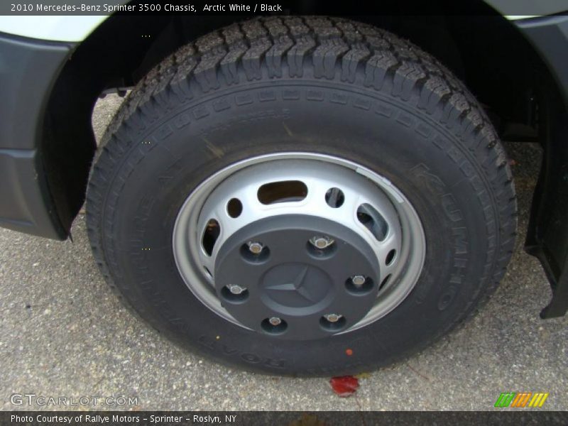 Arctic White / Black 2010 Mercedes-Benz Sprinter 3500 Chassis